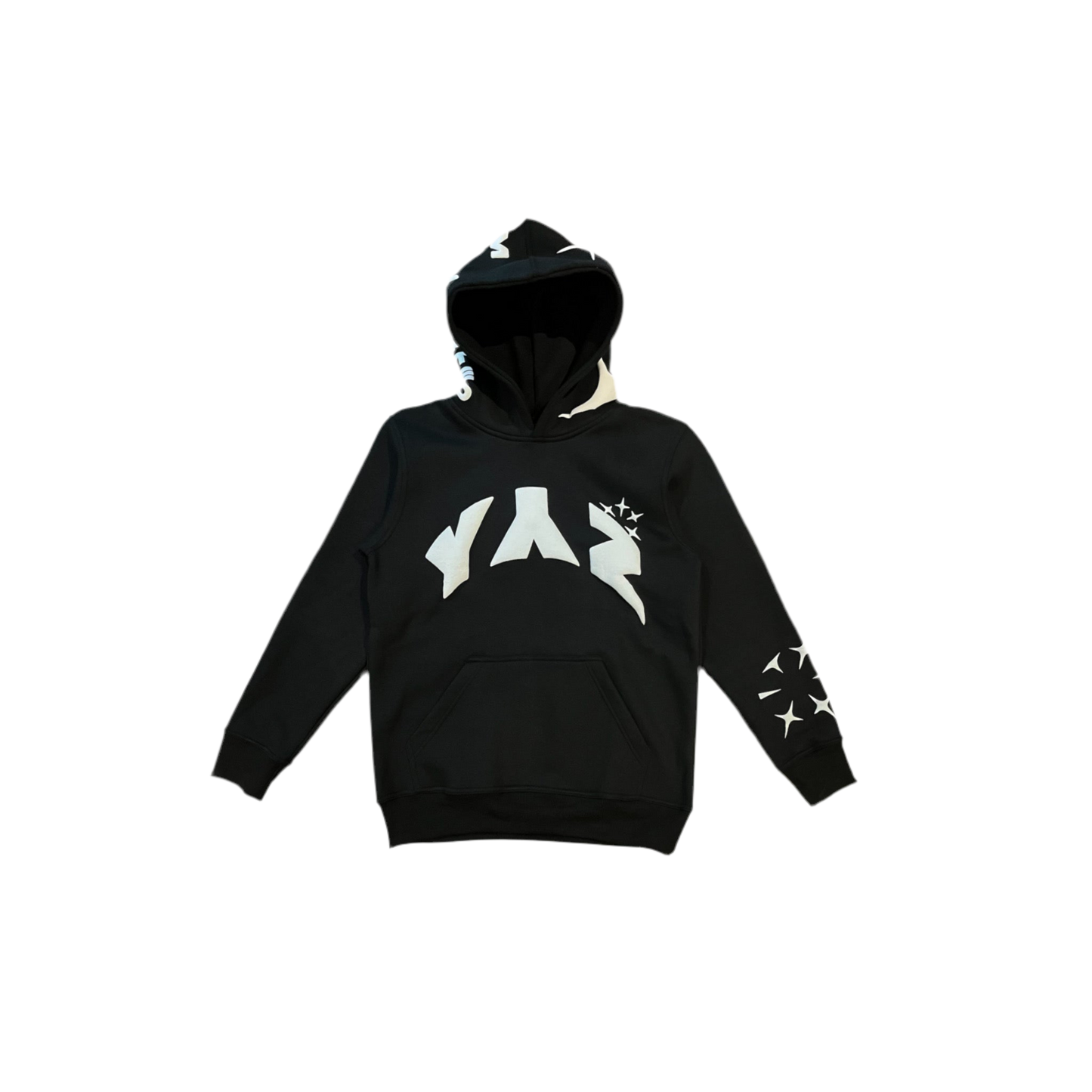 Black Puff Hoodie