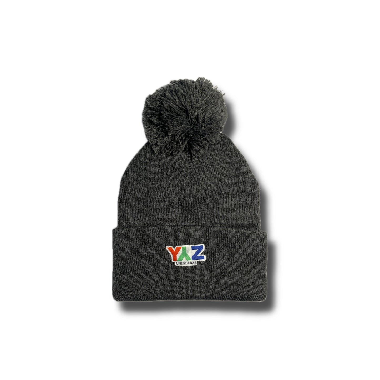 Grey Pom-Pom YYZ Beanie