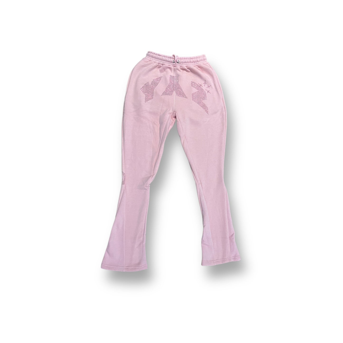 Pink Rhinestone Flared