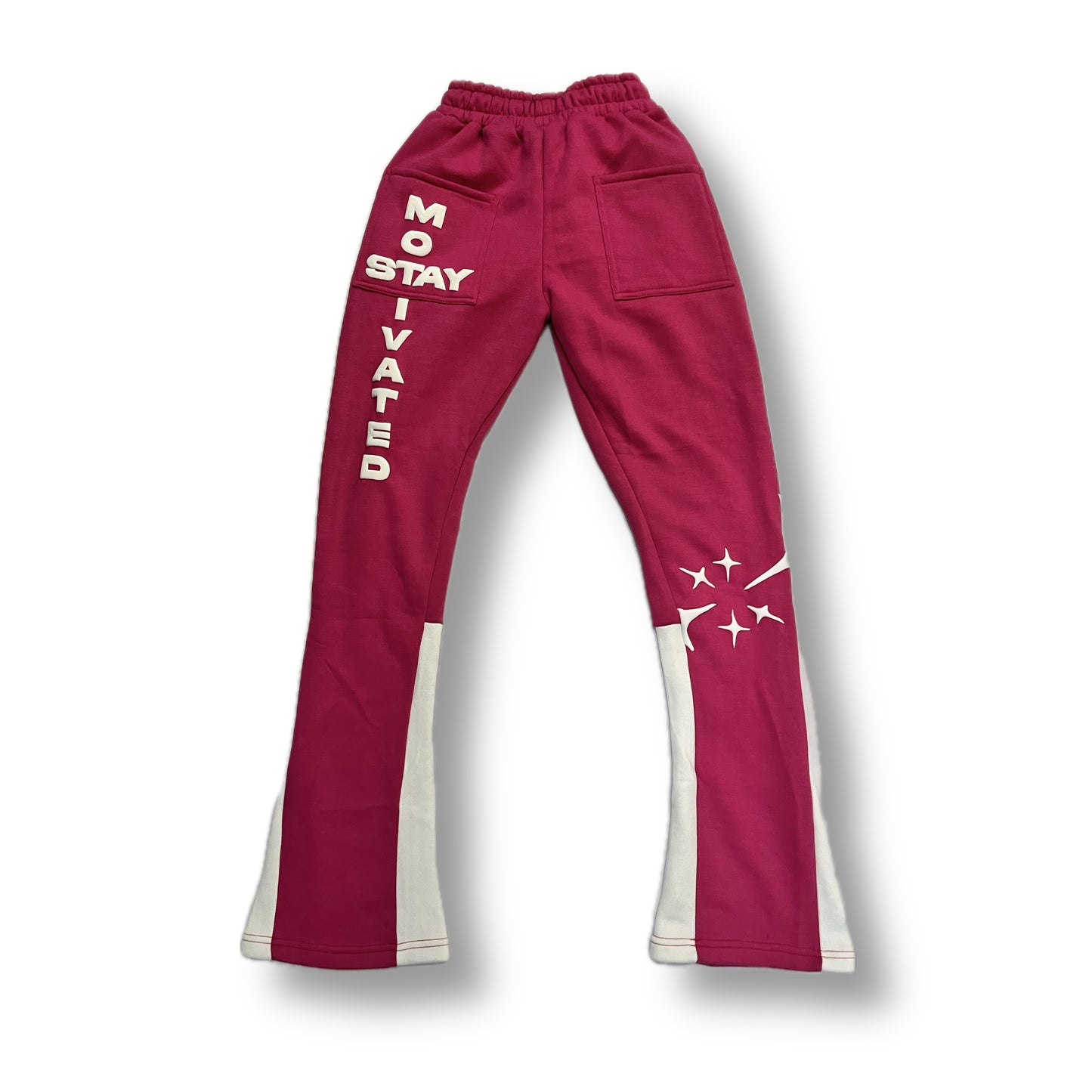 Hot Pink YYZ x Stay Motivated Flared Pants