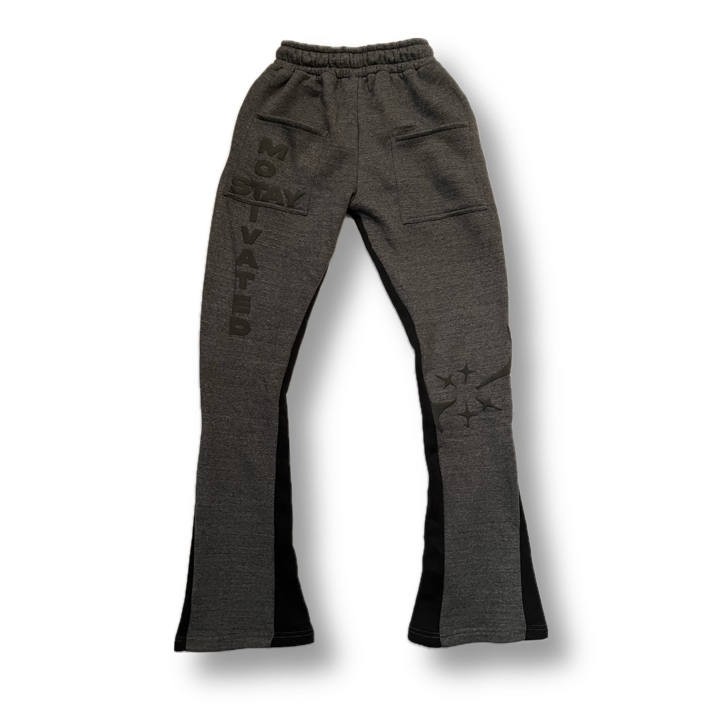 Charcoal YYZ x Stay Motivated Flared Pants