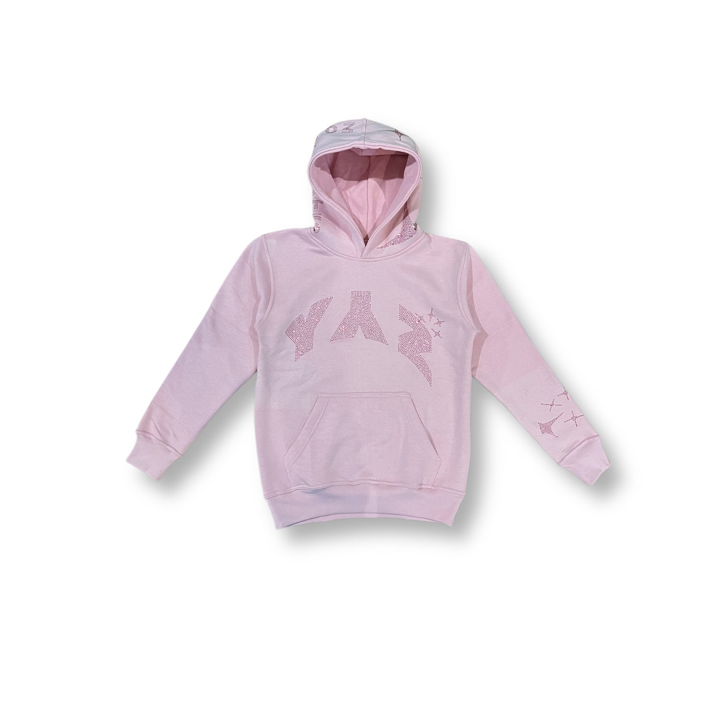 Pink Rhinestone Hoodie