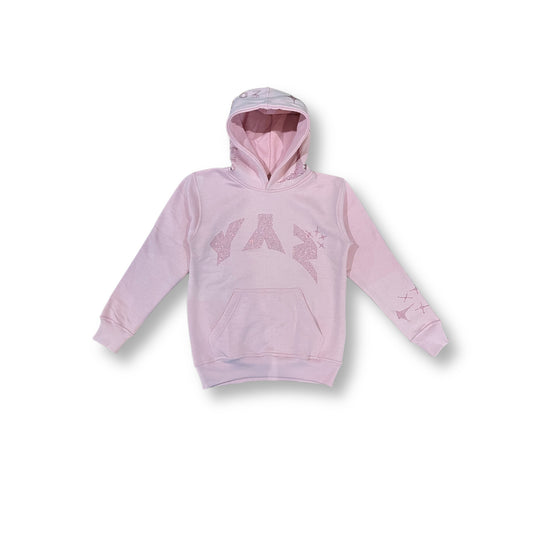 Pink Rhinestone Hoodie